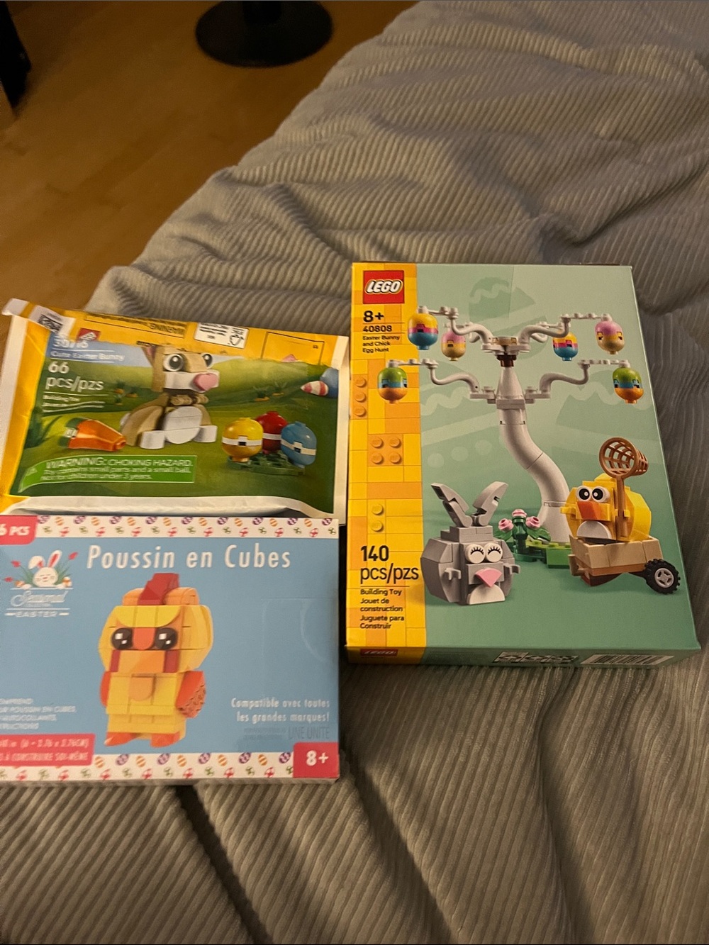 LEGO Easter bundle. Yellow Chick and Gray Bunny Easter Tree Set